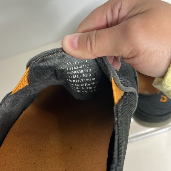 Olukai Mens Mesh Loafers Shoes US 10 Gray Slip On Comfort - Picture 6 of 7